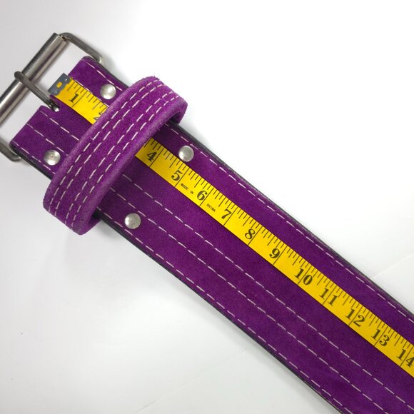 SAFE U.S.A. 10mm Single-Pronged PURPLE Powerlifting Belt SIZE XL ??? LENGTH 51in main image 4